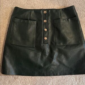 Forever 21 Forest Green Mini Skirt